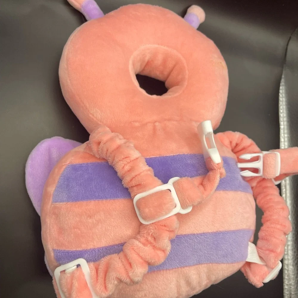 Marvin’s babyguard head protector pillow Pink and Purple butterfly